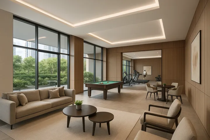 Sattva Aangane clubhouse render by Sattva Group, Bengaluru Sattva Aangane clubhouse render by Sattva Group, Bengaluru